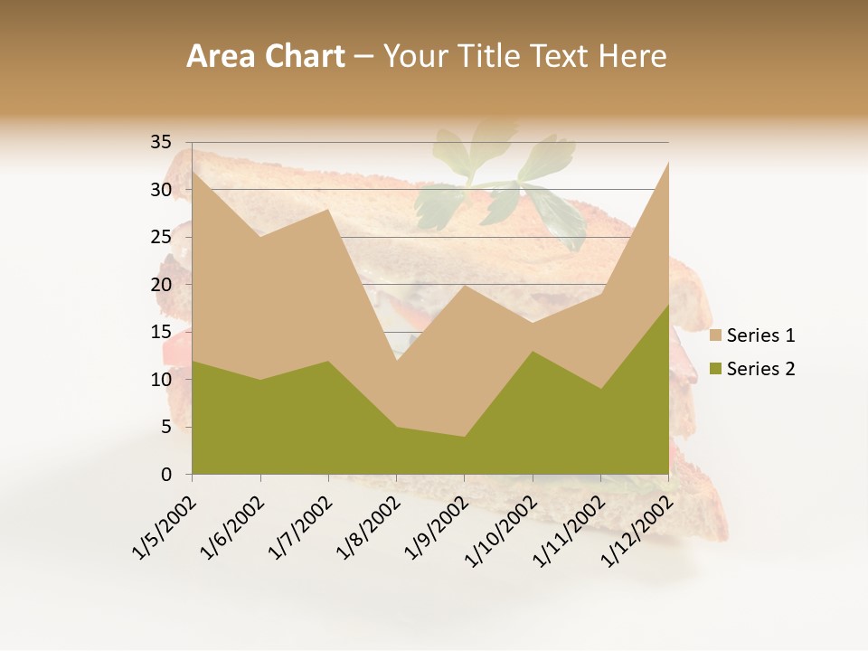 Egg Slices Ham PowerPoint Template