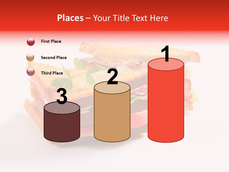 White Bread Sandwiches Crisps PowerPoint Template