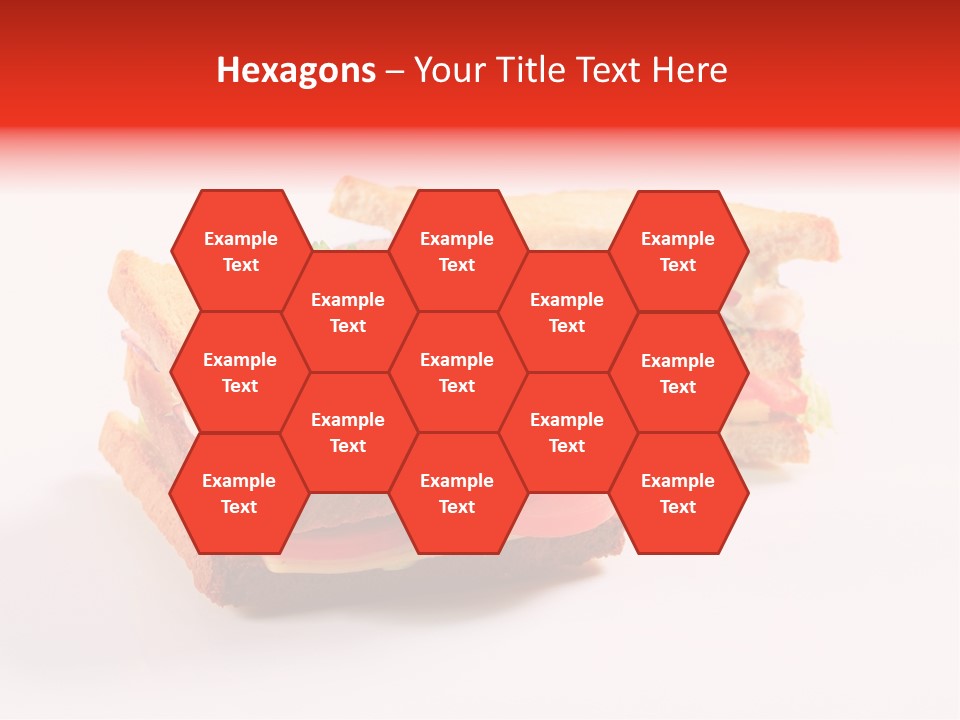 White Bread Sandwiches Crisps PowerPoint Template