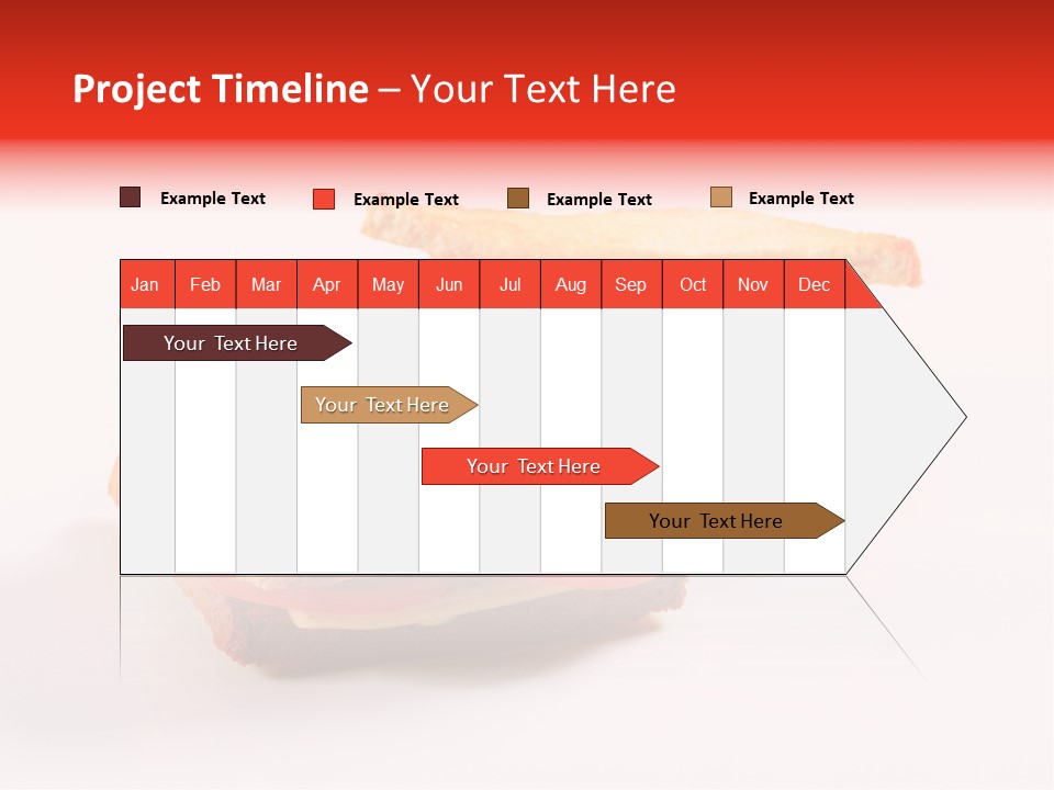 White Bread Sandwiches Crisps PowerPoint Template