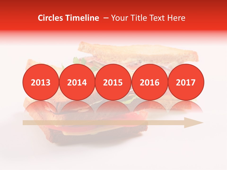 White Bread Sandwiches Crisps PowerPoint Template