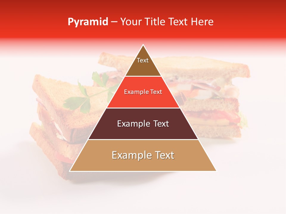 White Bread Sandwiches Crisps PowerPoint Template