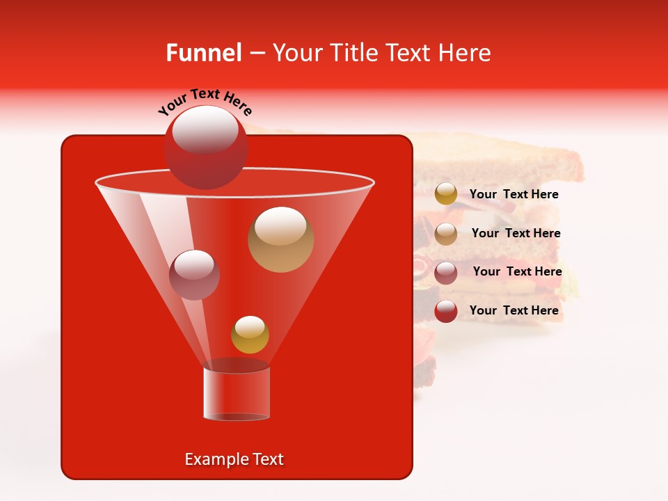 White Bread Sandwiches Crisps PowerPoint Template