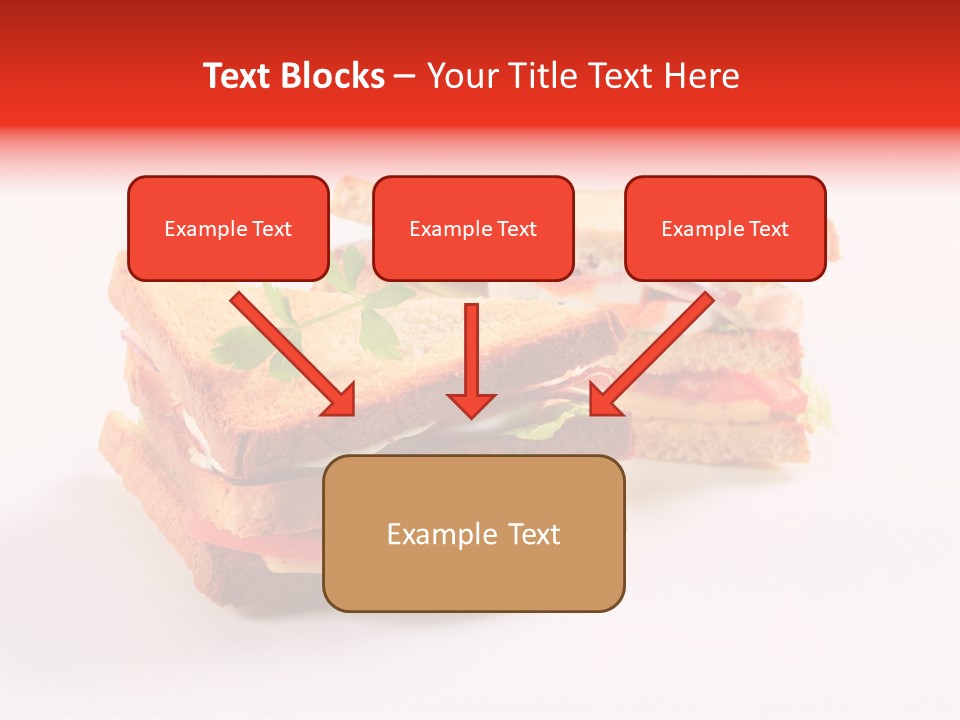 White Bread Sandwiches Crisps PowerPoint Template