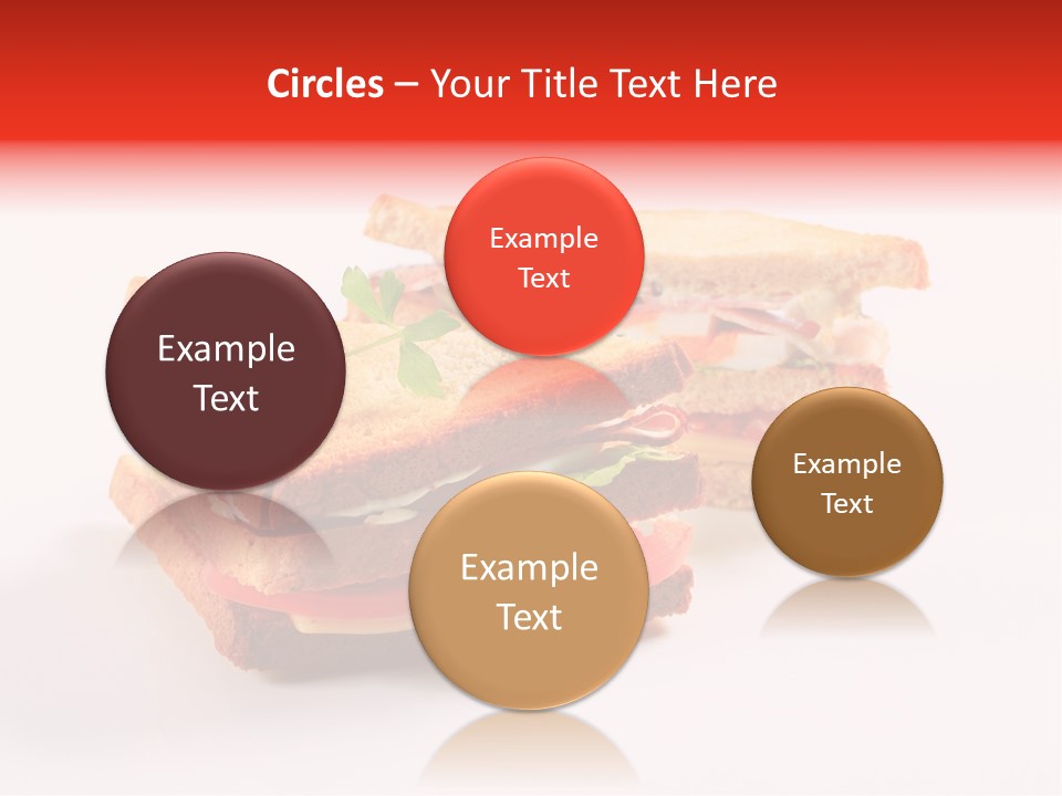 White Bread Sandwiches Crisps PowerPoint Template