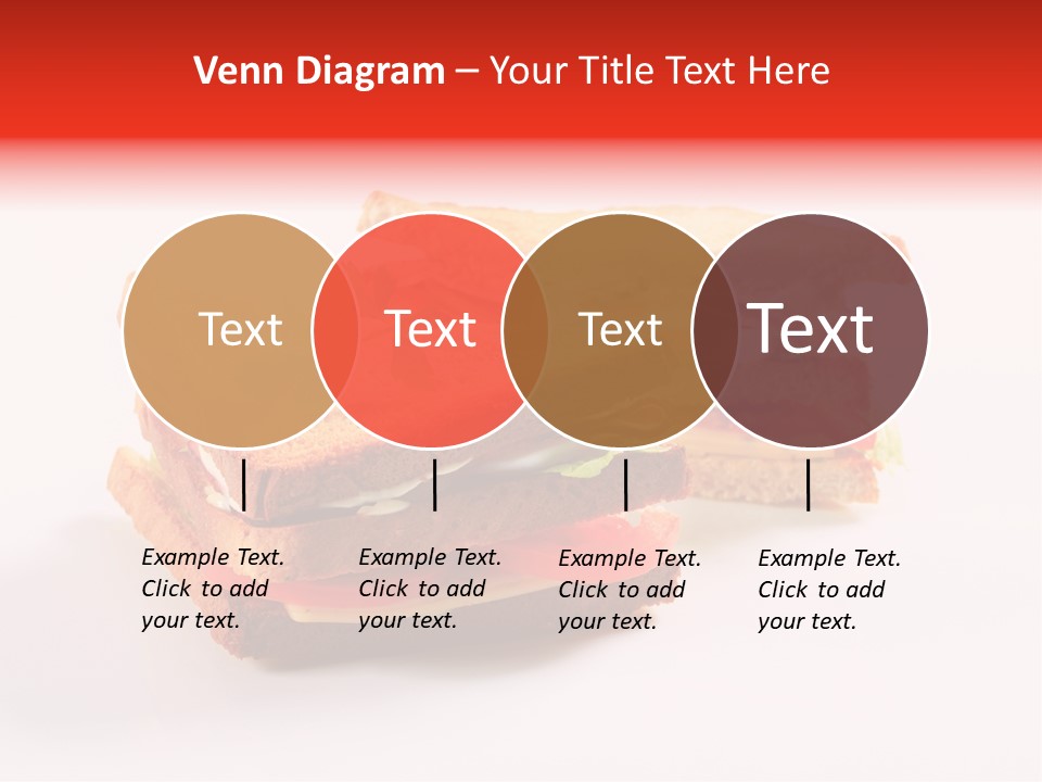 White Bread Sandwiches Crisps PowerPoint Template