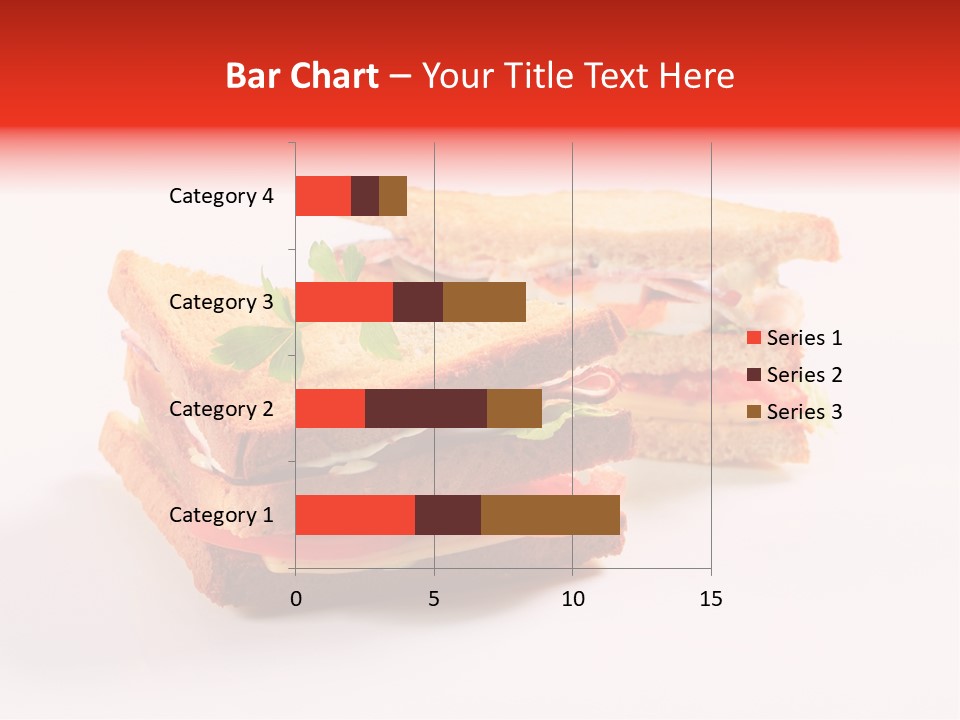 White Bread Sandwiches Crisps PowerPoint Template