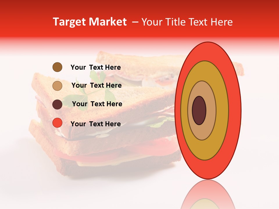 White Bread Sandwiches Crisps PowerPoint Template