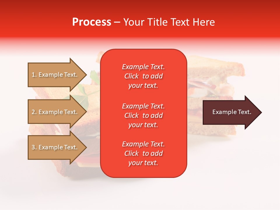 White Bread Sandwiches Crisps PowerPoint Template
