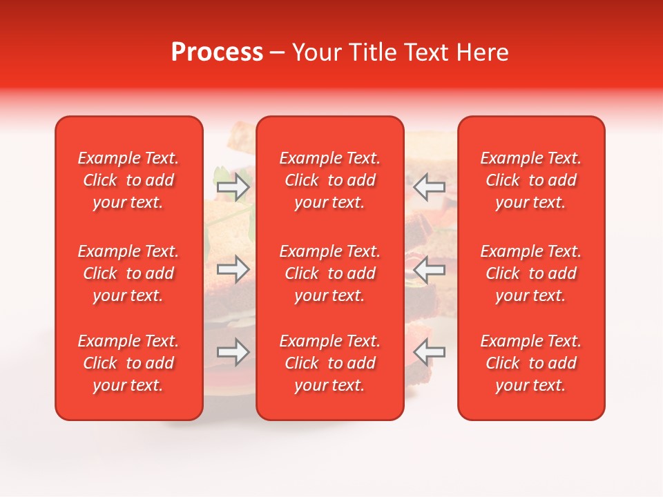 White Bread Sandwiches Crisps PowerPoint Template