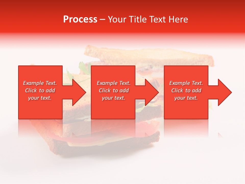 White Bread Sandwiches Crisps PowerPoint Template
