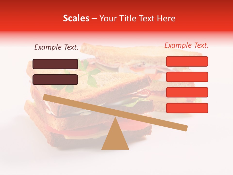 White Bread Sandwiches Crisps PowerPoint Template