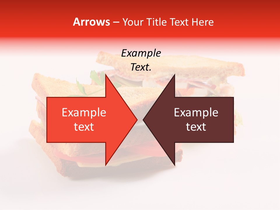 White Bread Sandwiches Crisps PowerPoint Template