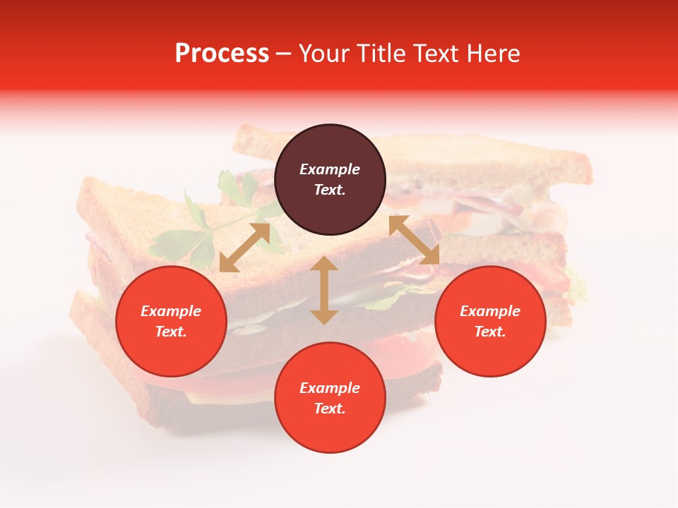 White Bread Sandwiches Crisps PowerPoint Template