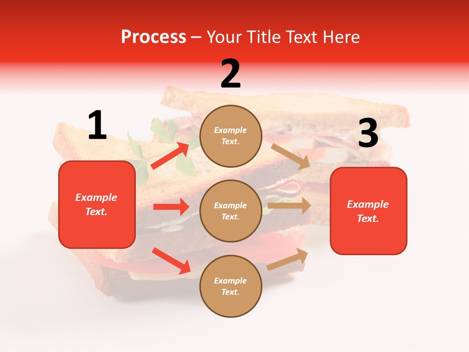 White Bread Sandwiches Crisps PowerPoint Template