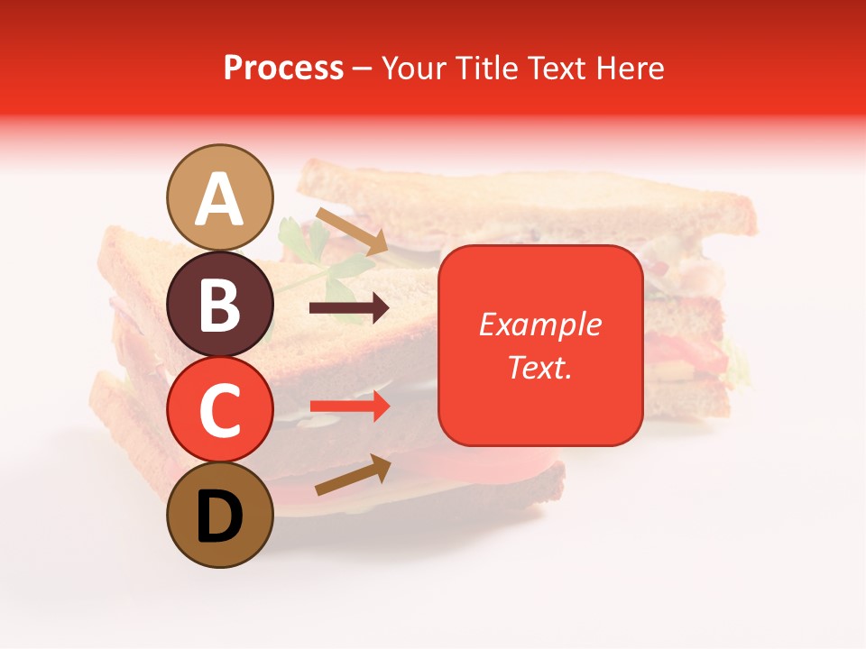 White Bread Sandwiches Crisps PowerPoint Template