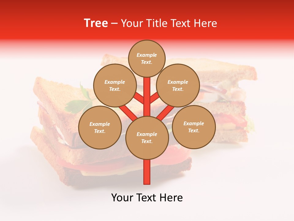 White Bread Sandwiches Crisps PowerPoint Template