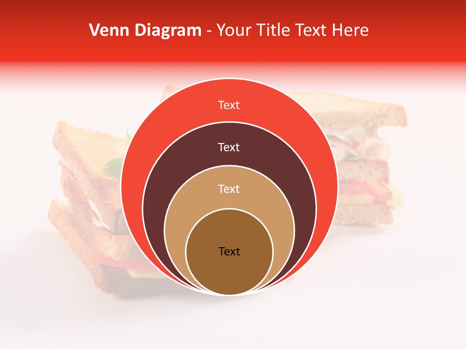 White Bread Sandwiches Crisps PowerPoint Template