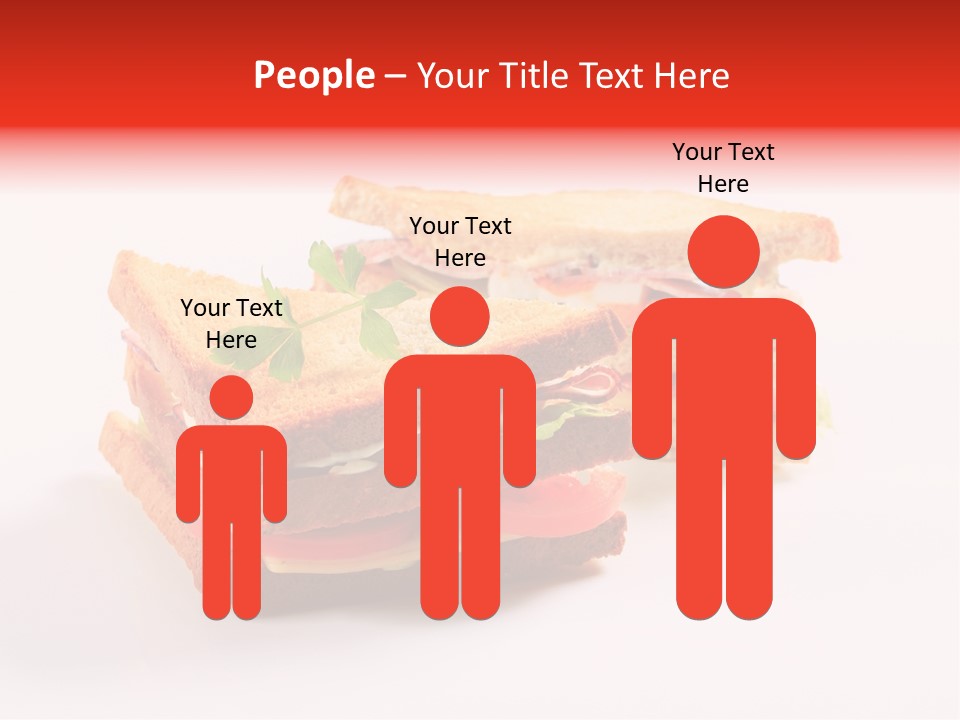 White Bread Sandwiches Crisps PowerPoint Template