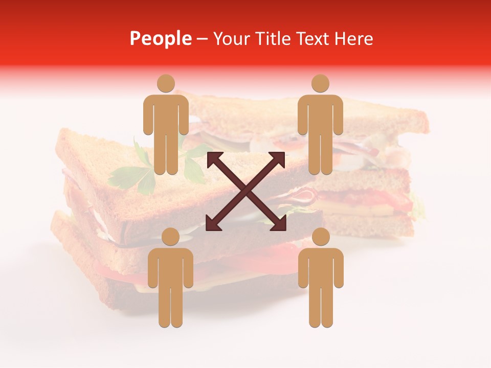 White Bread Sandwiches Crisps PowerPoint Template