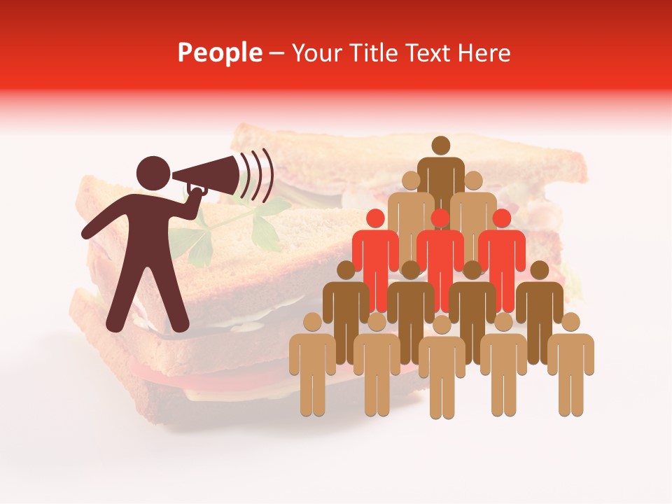 White Bread Sandwiches Crisps PowerPoint Template