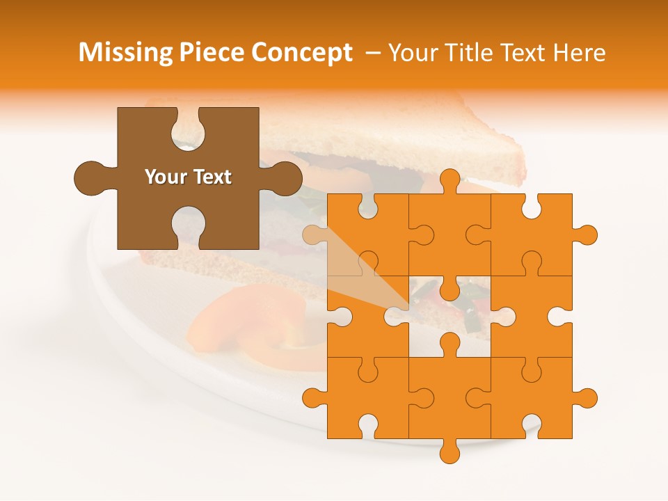 Yellow Sandwich Pepper PowerPoint Template