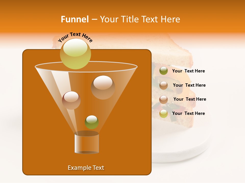 Yellow Sandwich Pepper PowerPoint Template