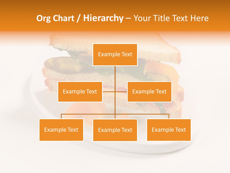 Yellow Sandwich Pepper PowerPoint Template
