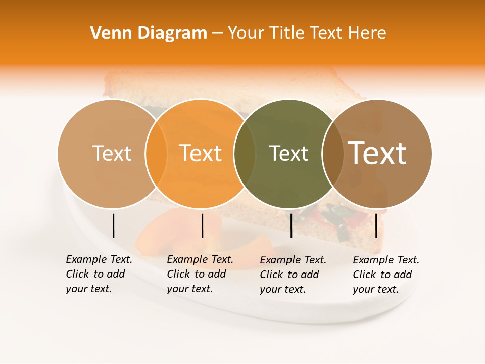 Yellow Sandwich Pepper PowerPoint Template