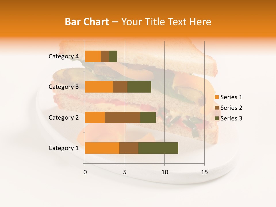 Yellow Sandwich Pepper PowerPoint Template