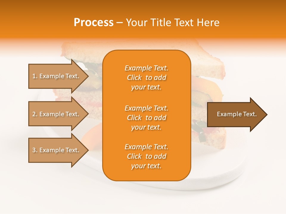 Yellow Sandwich Pepper PowerPoint Template