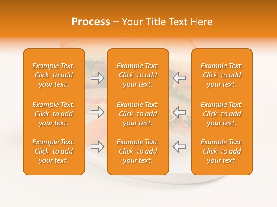 Yellow Sandwich Pepper PowerPoint Template