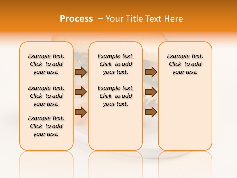 Yellow Sandwich Pepper PowerPoint Template