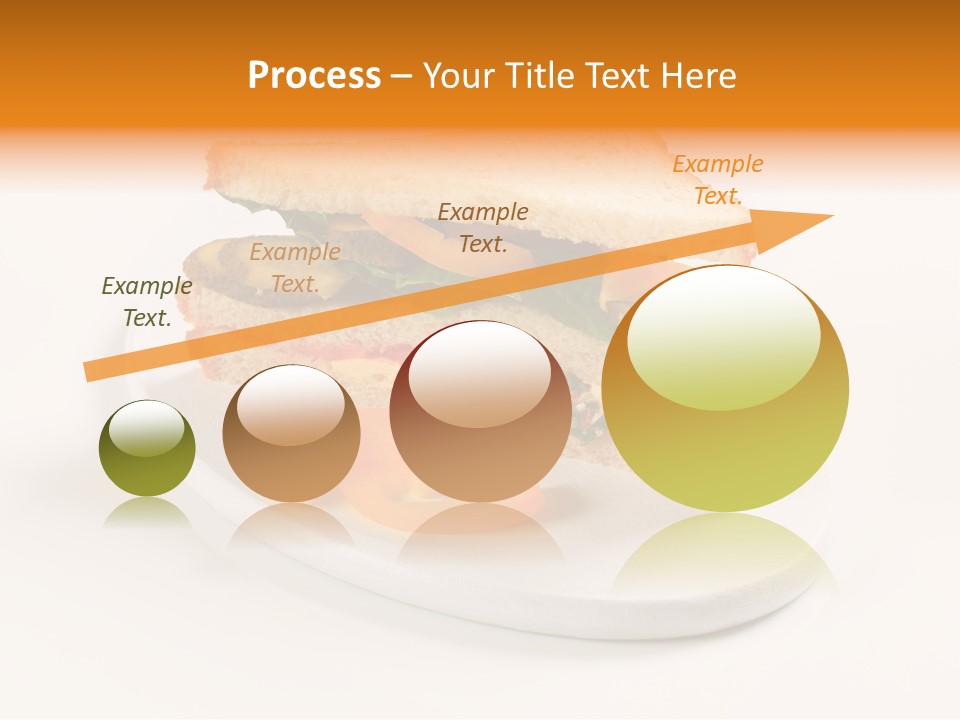 Yellow Sandwich Pepper PowerPoint Template