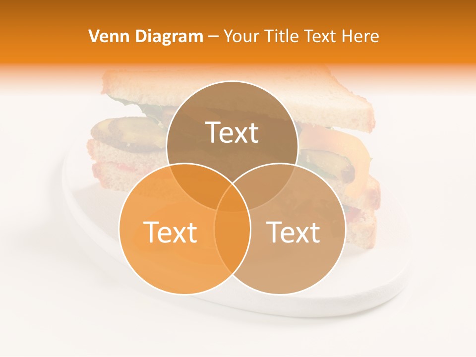 Yellow Sandwich Pepper PowerPoint Template