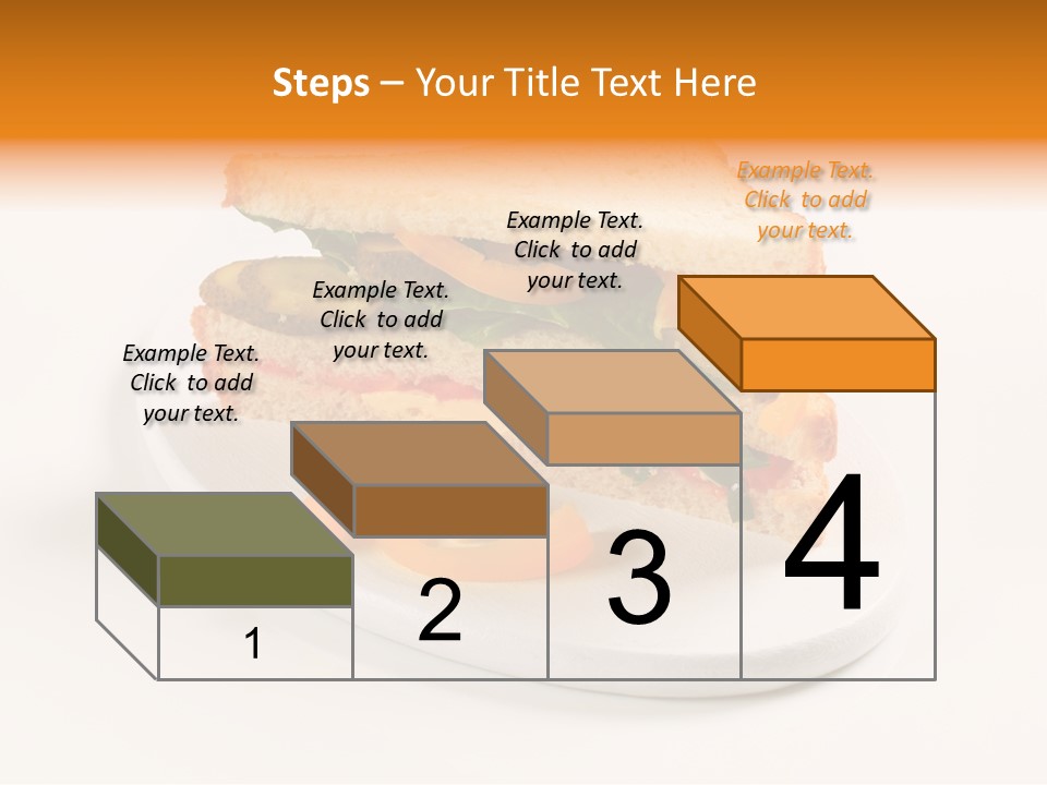 Yellow Sandwich Pepper PowerPoint Template