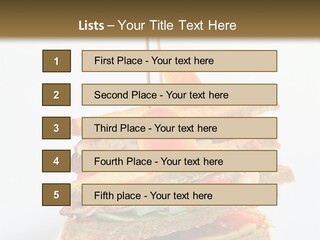 Snack Fresh Tomato PowerPoint Template