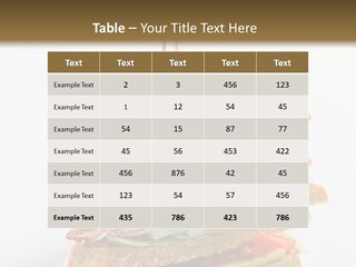 Snack Fresh Tomato PowerPoint Template