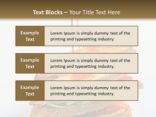 Snack Fresh Tomato PowerPoint Template