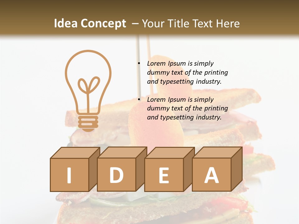 Snack Fresh Tomato PowerPoint Template