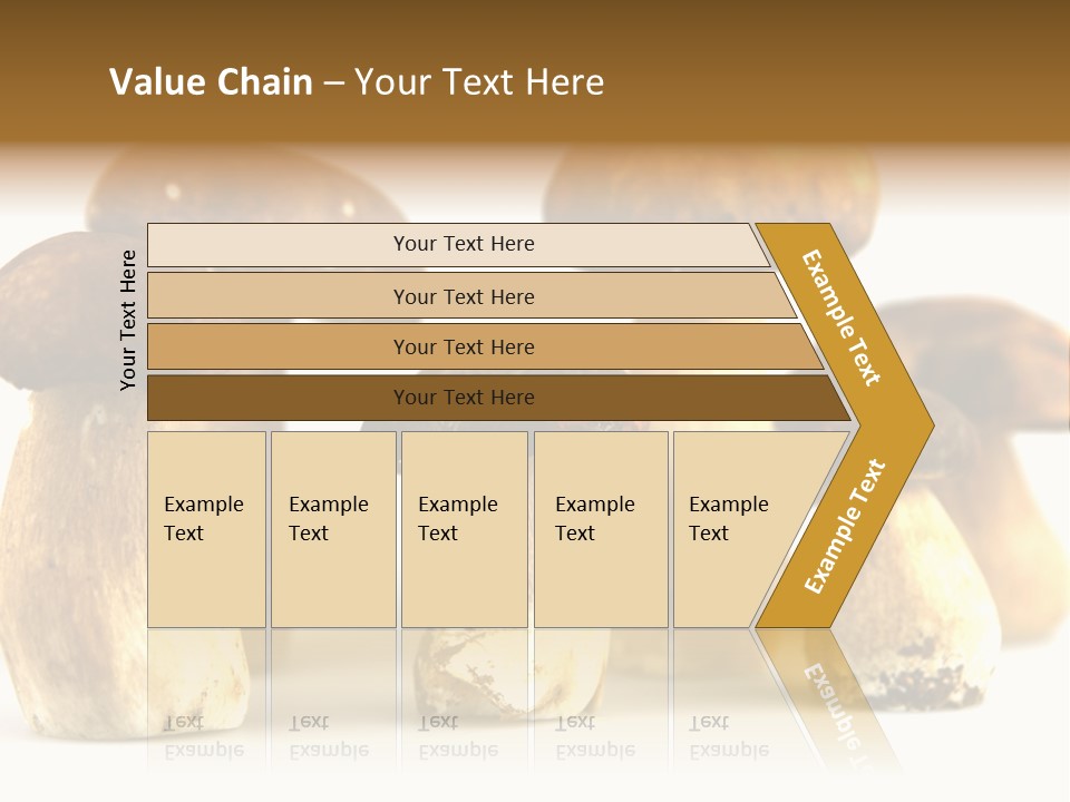 Truffles Grower King Bolete PowerPoint Template