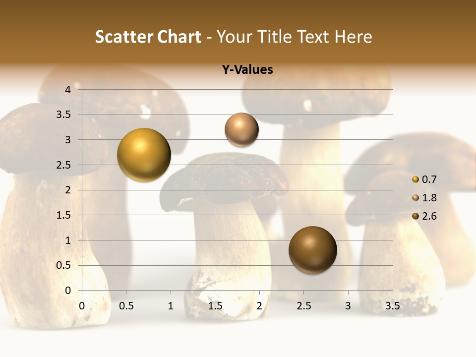 Truffles Grower King Bolete PowerPoint Template