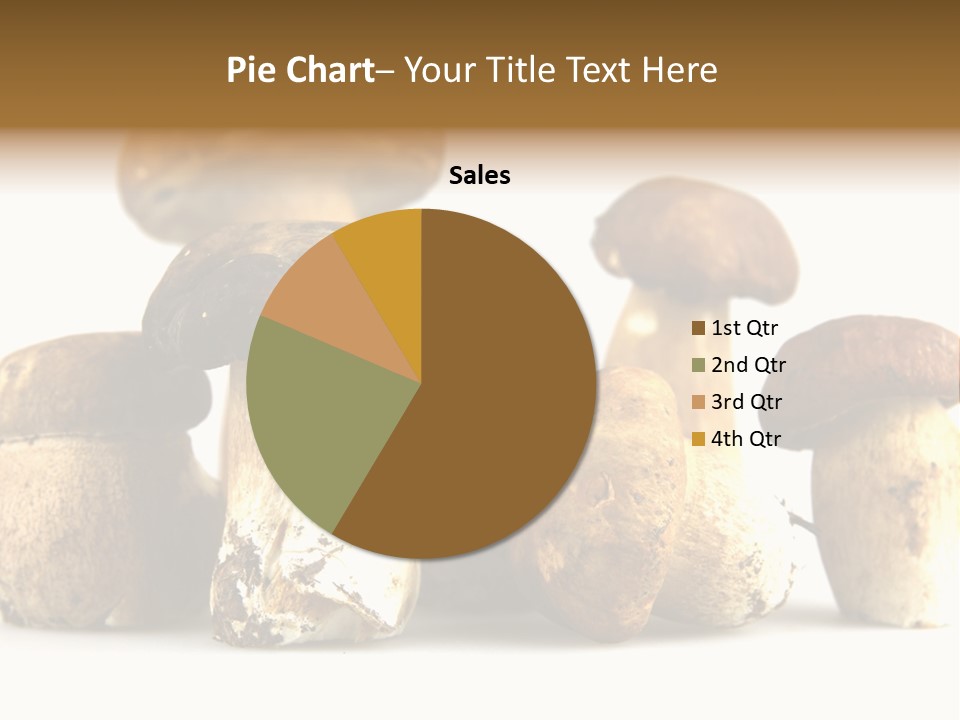 Mushrooms Steak Grow PowerPoint Template