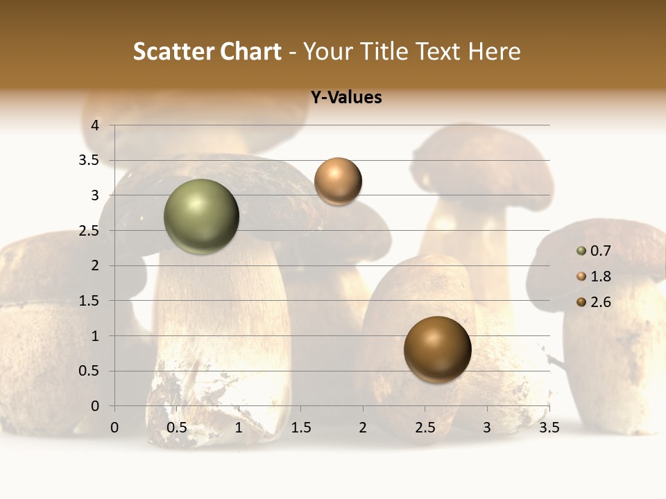 Mushrooms Steak Grow PowerPoint Template