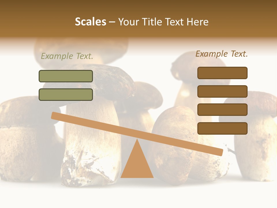 Mushrooms Steak Grow PowerPoint Template