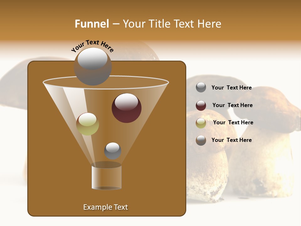 Fungus Porcino Cultivation PowerPoint Template