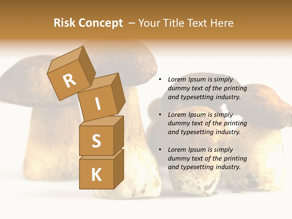Fungus Porcino Cultivation PowerPoint Template