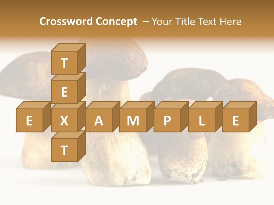 Fungus Porcino Cultivation PowerPoint Template