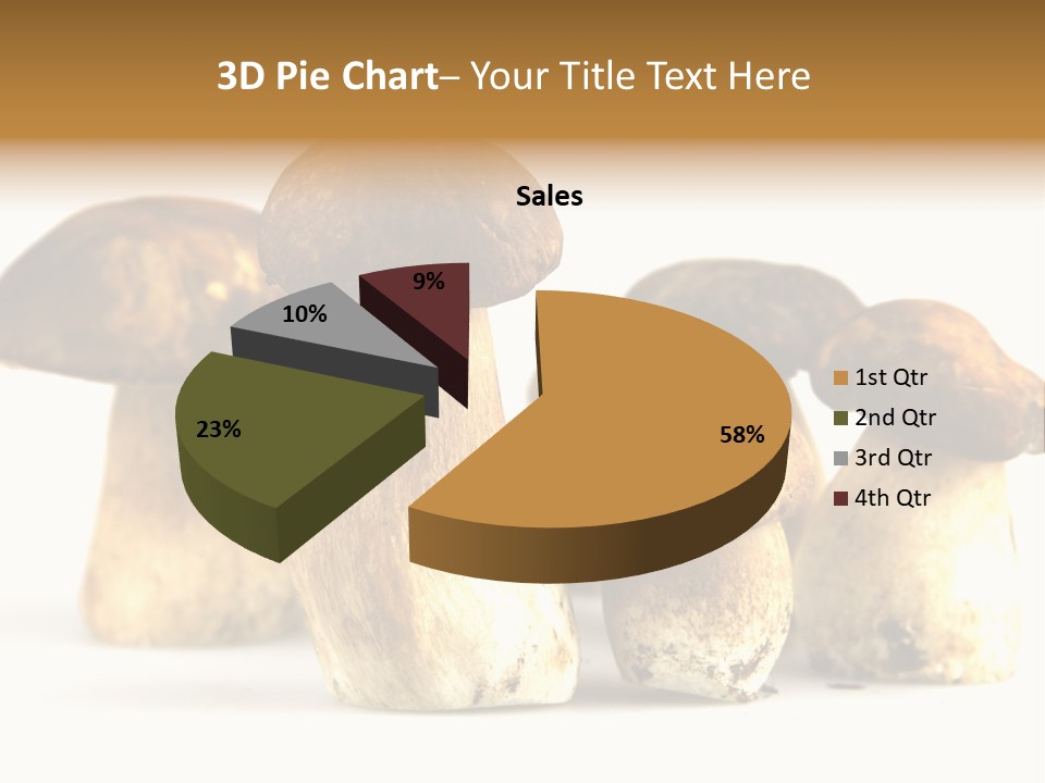 Fungus Porcino Cultivation PowerPoint Template
