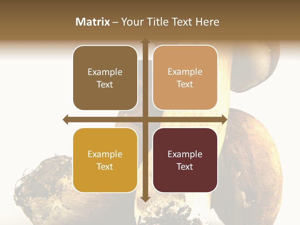 Food Mushroom Sauce PowerPoint Template